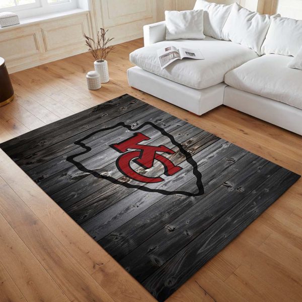 Kansas City Chiefs-Fußballmannschaft NFL003 Teppich