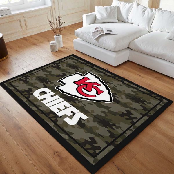Kansas City Chiefs Football Team NFL-Camouflage Teppich