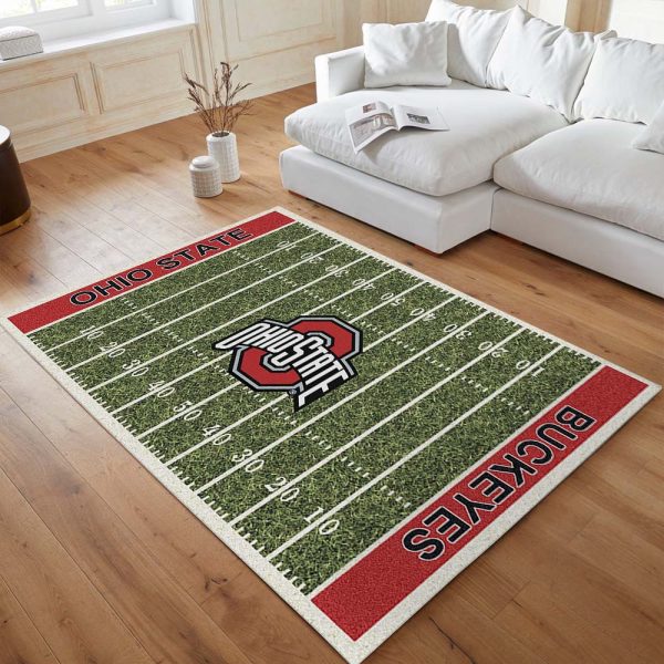 Feld der Fußballmannschaft der Ohio State Buckeyes Teppich