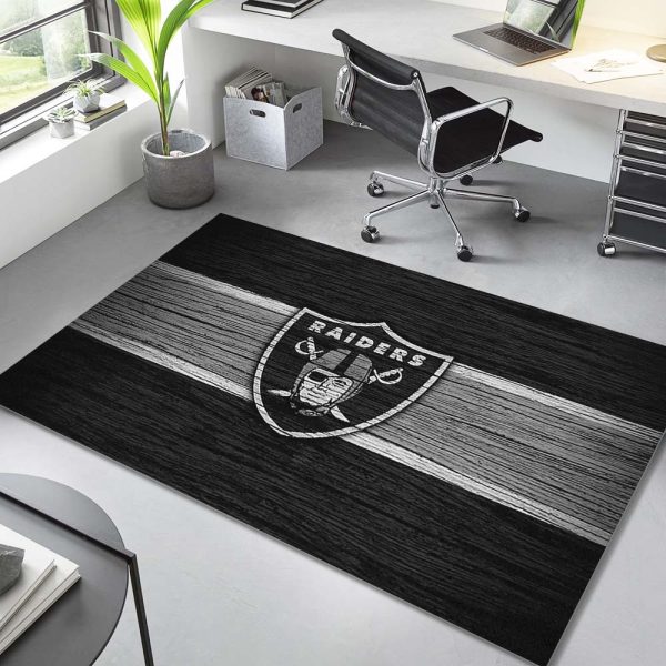 Oakland Raiders-Fußballmannschaft NFL001 Teppich