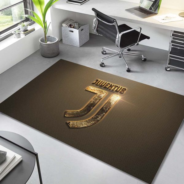 Juventus Football Club Symbol Golden Teppich