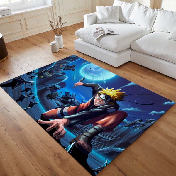 Naruto Uzumaki Anime-Charakter 1001 Teppich