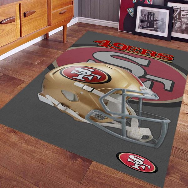 San Francisco 49ers Football Team NFL Helm Teppich