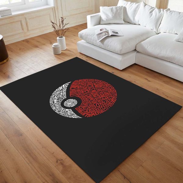 Pokémon Pikachu-Ball Teppich