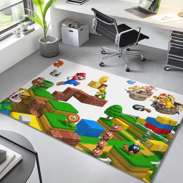 Super Mario Alle Charaktere 1008 Teppich
