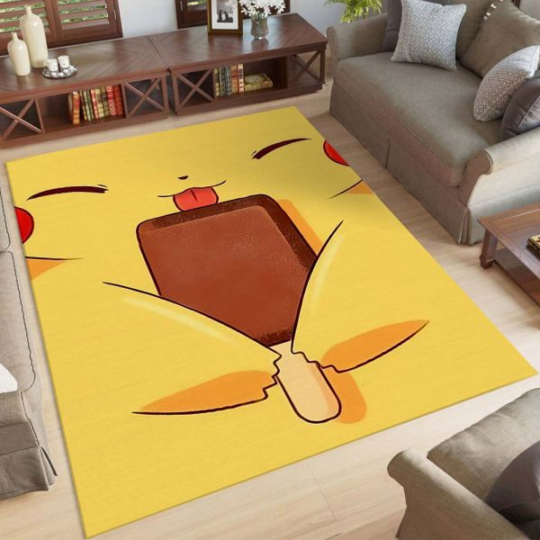 Pikachu-glückliches Gesicht Teppich