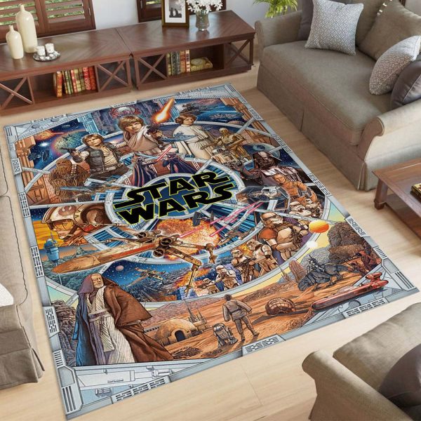 Star Wars Alle Charaktere 1004 Teppich