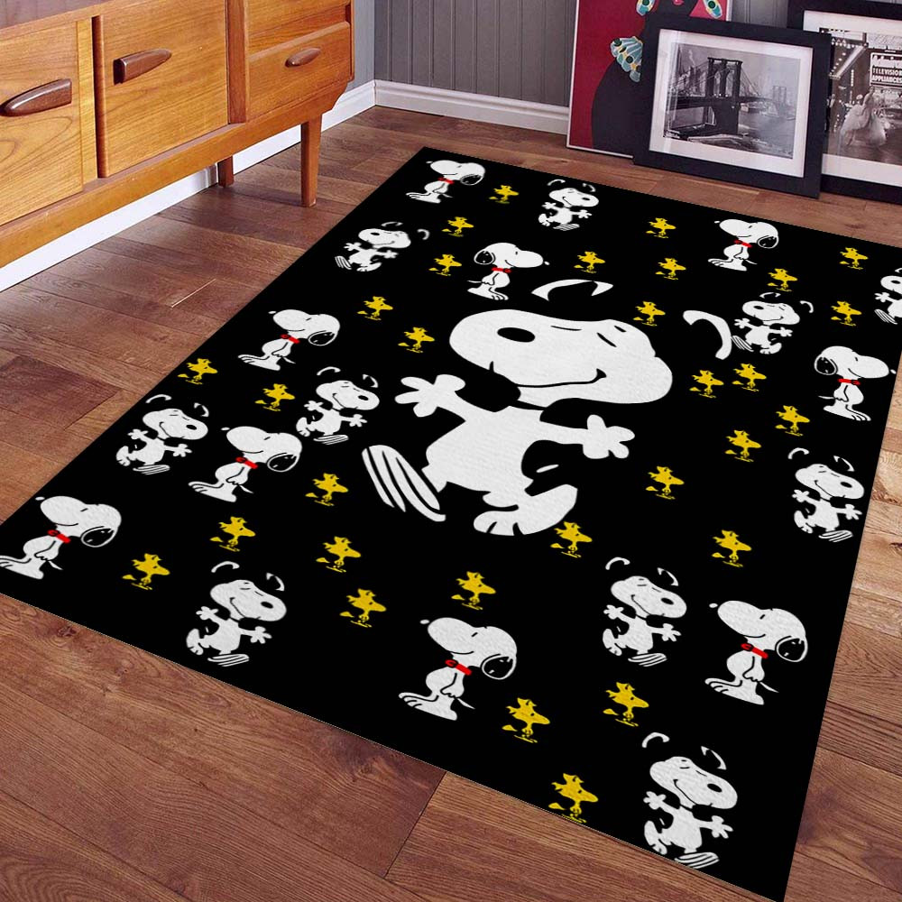 Snoopy glücklich Teppich