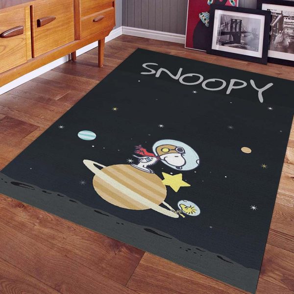 Snoopy in der Galaxie Teppich