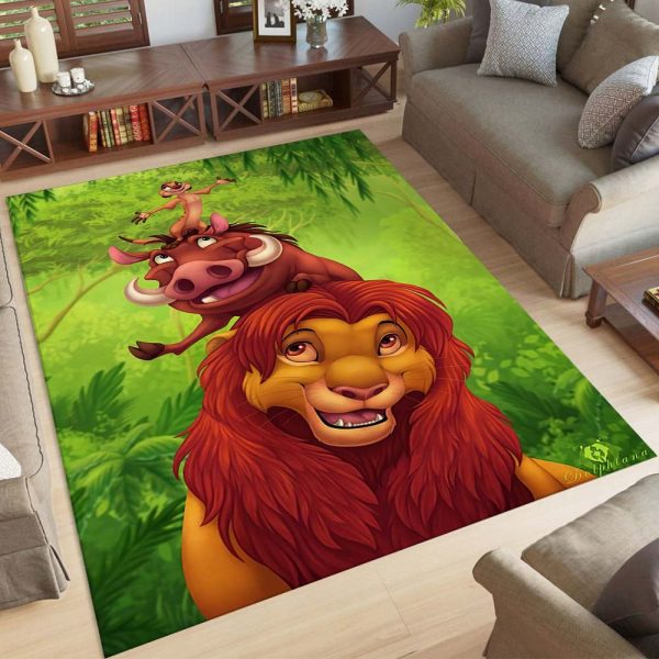 Die Charaktere des König der Löwen 1005 Teppich