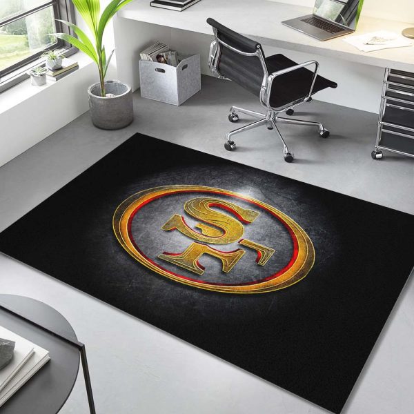 San Francisco 49ers Football Team NFL Chrom Teppich