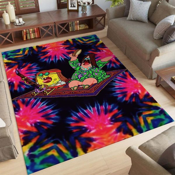 SpongeBob Schwammkopf und Patrick Hippie Teppich