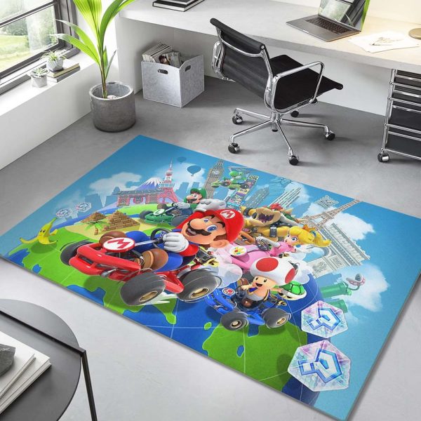 Super Mario Alle Charaktere 1001 Teppich