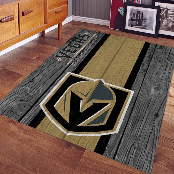 Vegas Golden Knights Hockey Team NHL auf Holz Teppich
