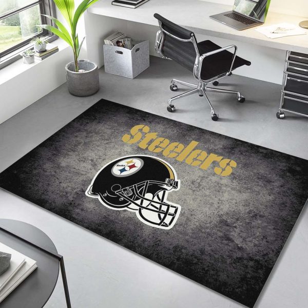 Das NFL-Fußballteam der Pittsburgh Steelers Teppich
