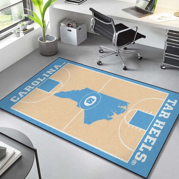 UNC Tar Heels Basketballplatz Teppich