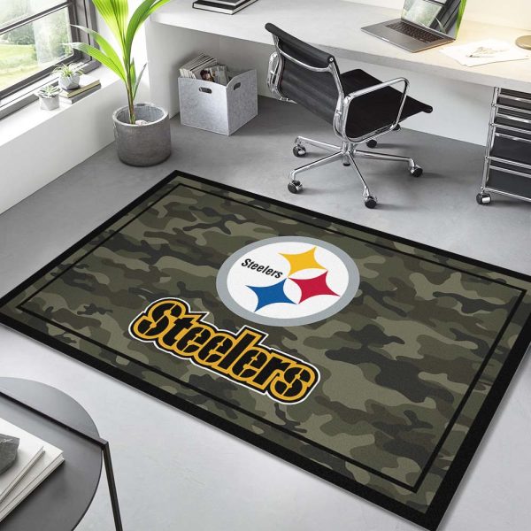 Pittsburgh Steelers Football Team NFL-Camouflage Teppich