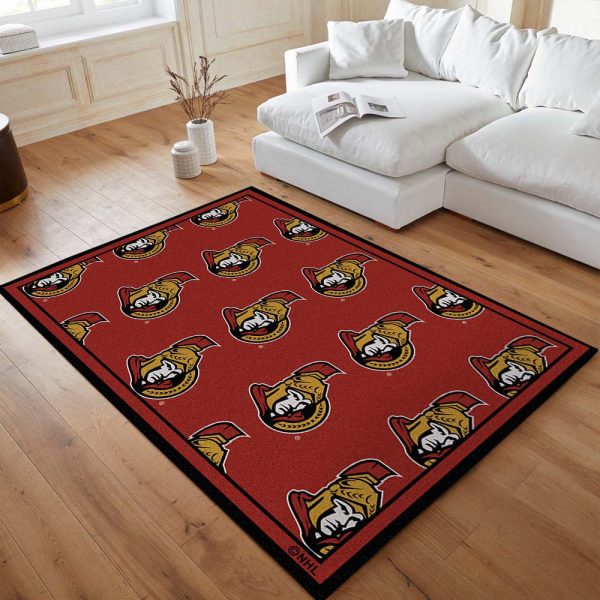 Ottawa Senators Hockey Team NHL Wiederholung Teppich
