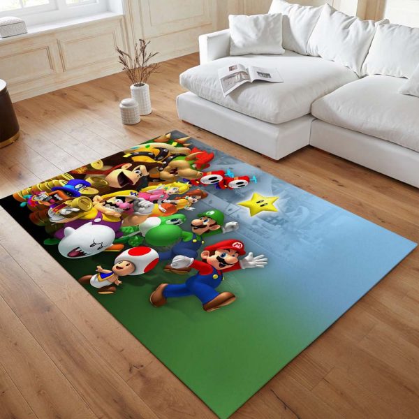 Super Mario Alle Charaktere 1010 Teppich