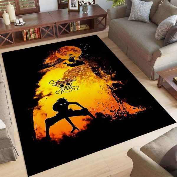 One Piece Affe D Luffy 1001 Teppich