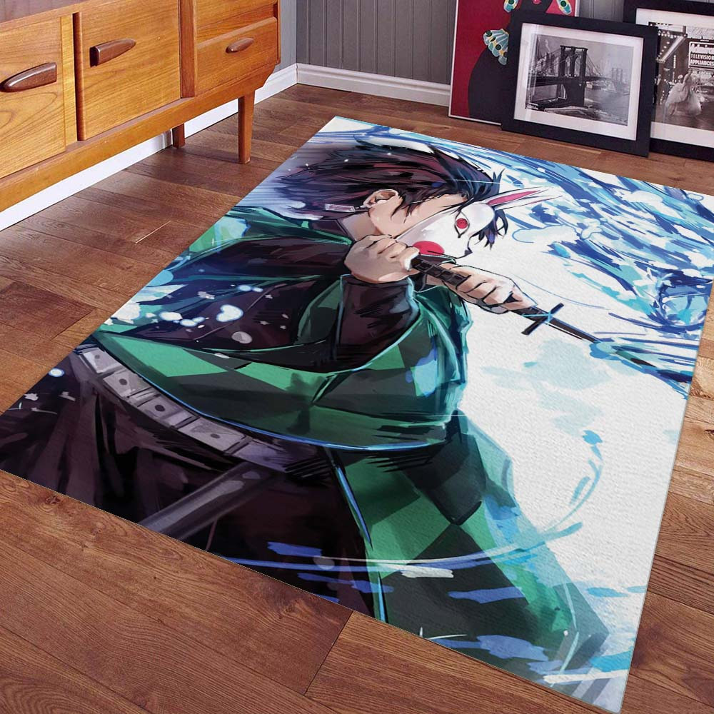 Tanjiro Demon Slayer Kimetsu no Yaiba 1003 Teppich