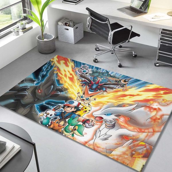 Pikachu-Detektiv Alle Charaktere 4 Teppich