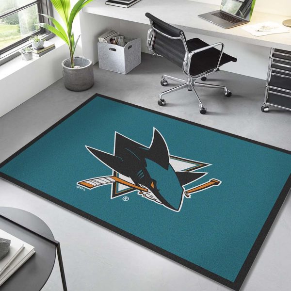 San Jose Sharks Eishockeyteam NHL Spirit Teppich
