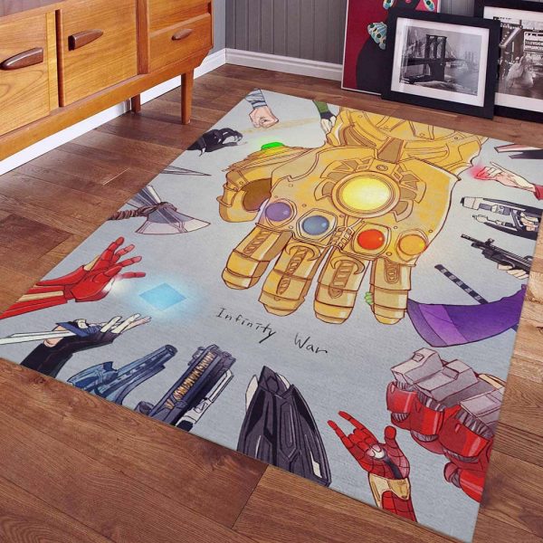 Thanos Handschuhe Avengers Marvel Infinity War Teppich