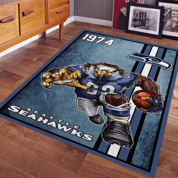 Seattle Seahawks-Fußballmannschaft 1974 Teppich