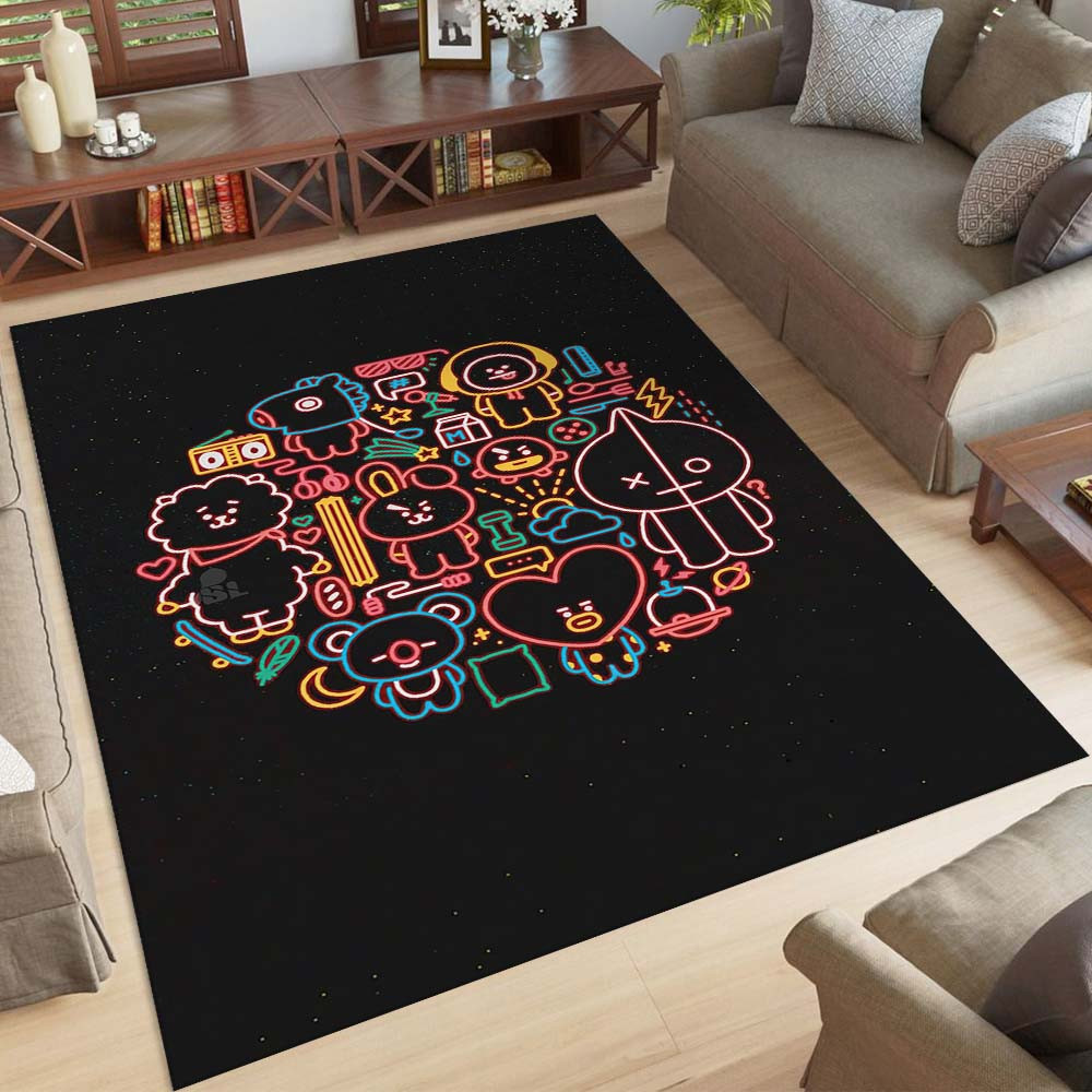 BTS BT21 Bangtan-Armee Teppich – Bild 2