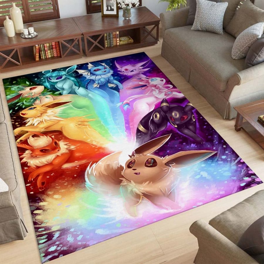 Alle Evoli-Entwicklungen Pokémon Teppich – Bild 2