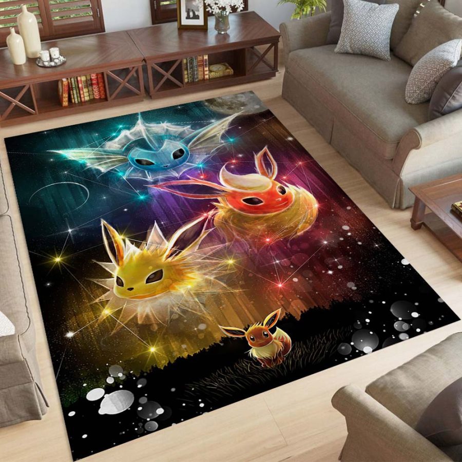 Alle Evoli-Entwicklungen Pokemon 05 Teppich – Bild 2