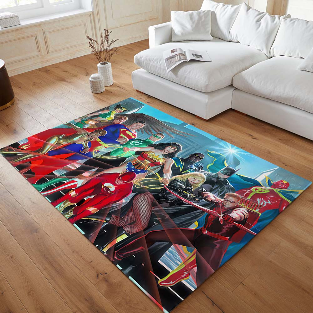 DC Alle Charaktere Teppich – Bild 2