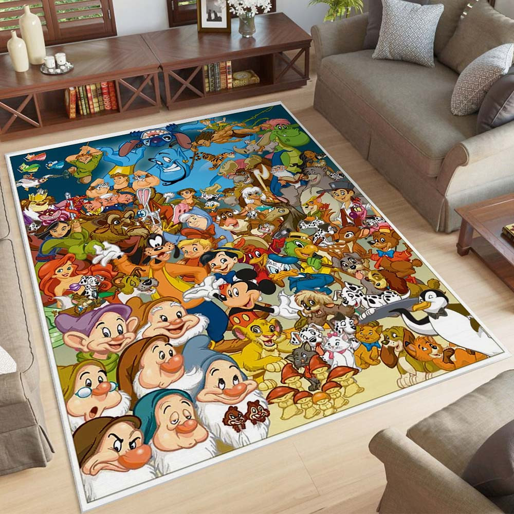 Disney Alle Charaktere 1004 Teppich – Bild 2