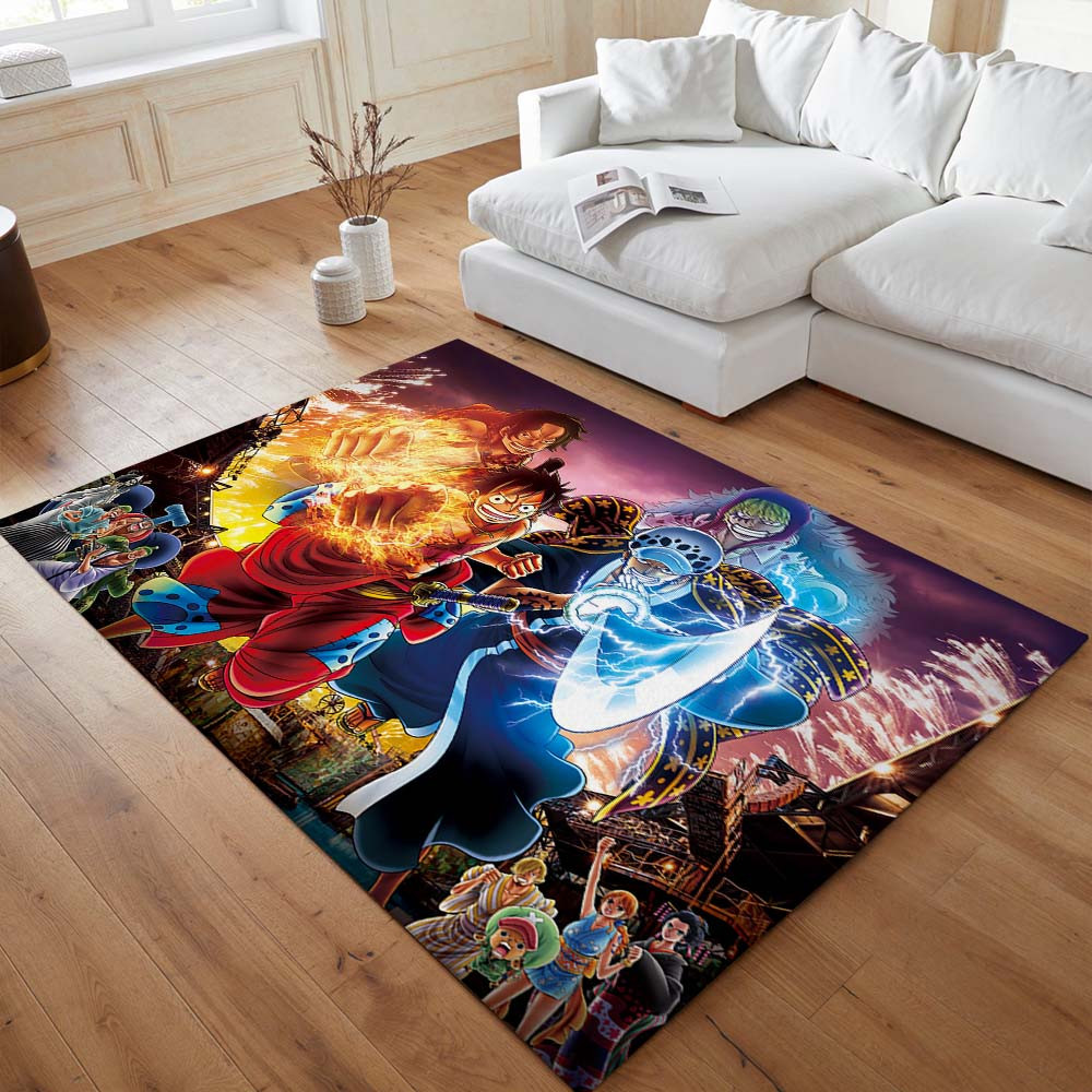 Luffy mit Charakteren One Piece Teppich – Bild 2