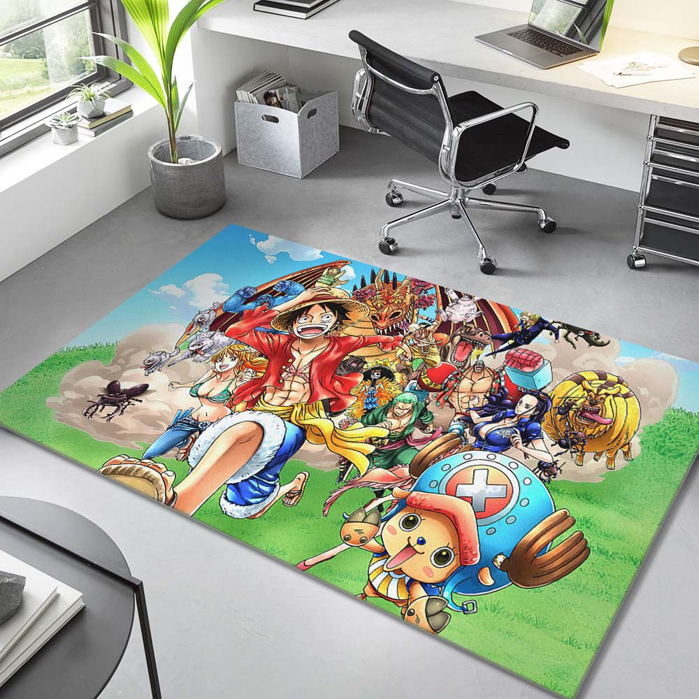 One Piece Luffy und alle Charaktere 01 Teppich – Bild 2