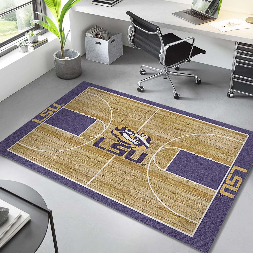 LSU Tiger Basketball Team Court Teppich – Bild 2