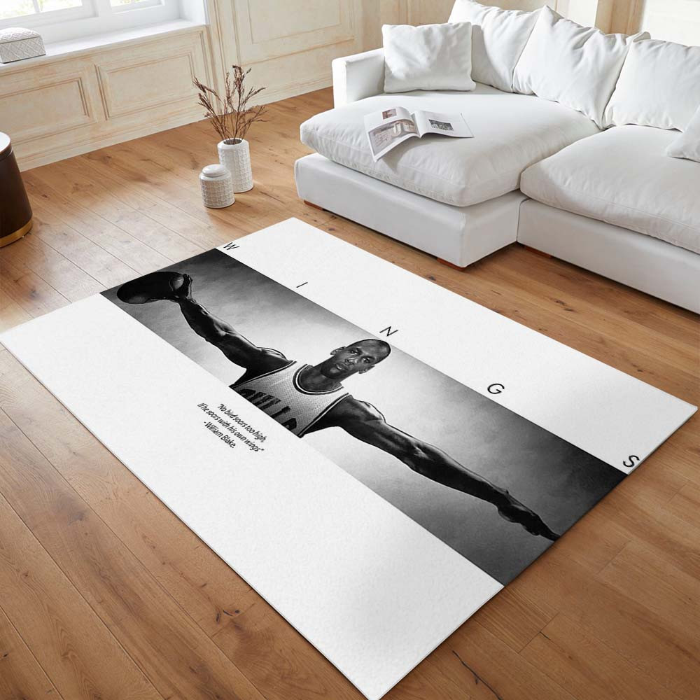 Michael Jordan Legendärer Basketballspieler MJ001 Teppich – Bild 2