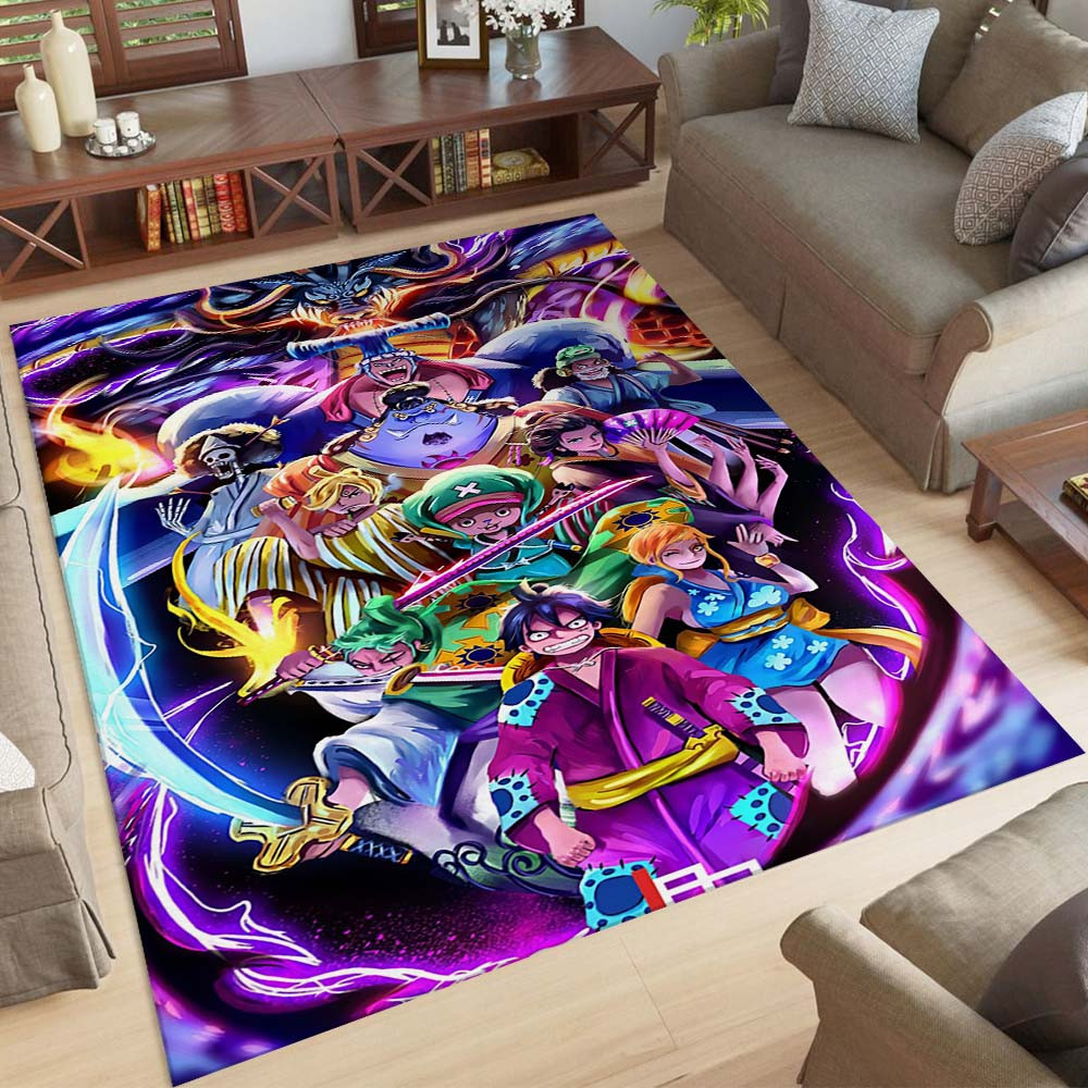 One Piece Luffy und alle Charaktere 09 Teppich – Bild 2