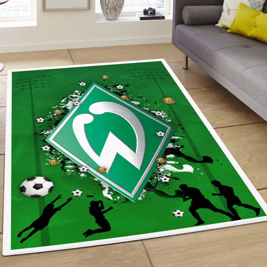 SV Werder Bremen - Veloursdecke Raute - grün