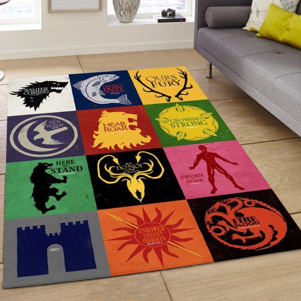 Game Of Thrones Got Alle Häuser 2 Teppich