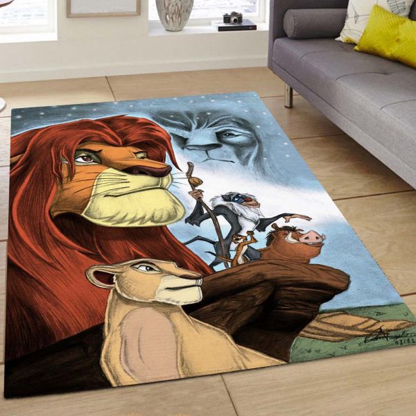 König Der Löwen Alle Charaktere 102 Teppich