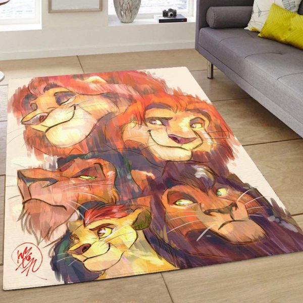 König Der Löwen Alle Charaktere 103 Teppich