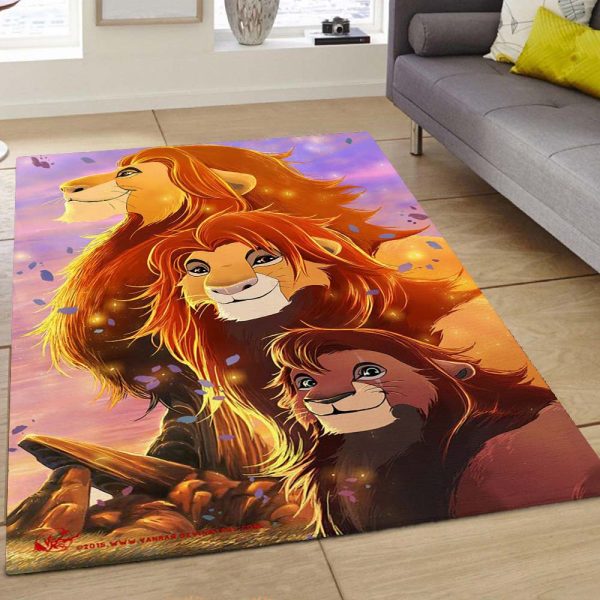 König Der Löwen Alle Charaktere 104 Teppich
