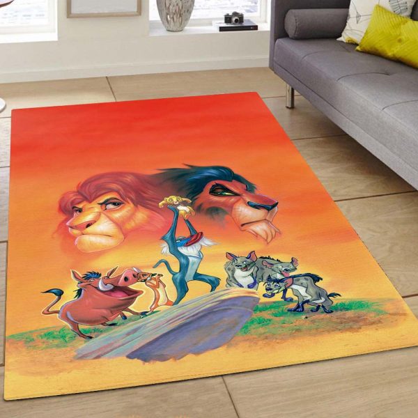 König Der Löwen Alle Charaktere 106 Teppich