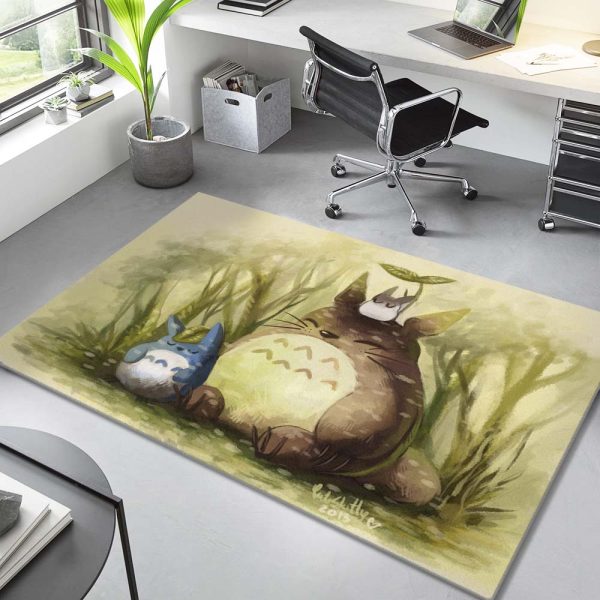 Mein Nachbar Totoro Alle Charaktere 1 Teppich