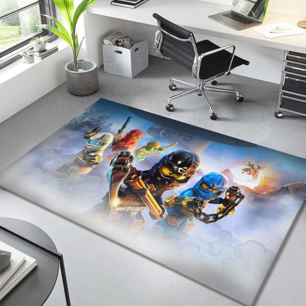 Ninjago Alle Charaktere kämpfen 1008 Teppich
