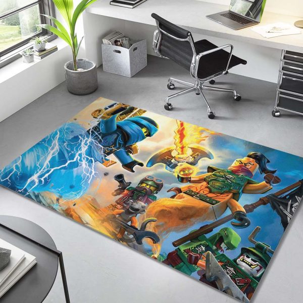 Ninjago Alle Charaktere kämpfen 1010 Teppich