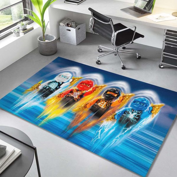 Ninjago Alle Charaktere kämpfen 1011 Teppich