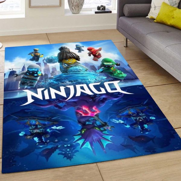 Ninjago Alle Charaktere Kämpfen 1015 Teppich